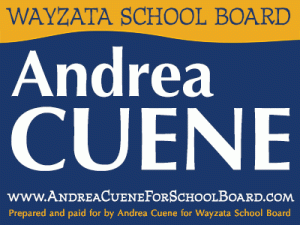 Andrea Cuene for Wayzata School Board